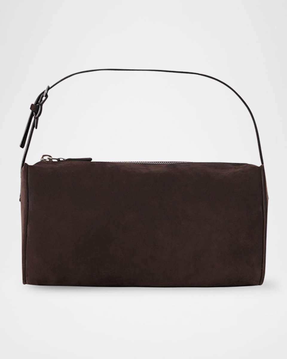 90's Small Top-Handle Bag in Nubuck